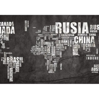 Fototapeta - Mapa, hiszpańskie napisy