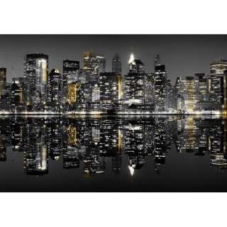 Fototapeta - Nowy Jork nocą, panorama