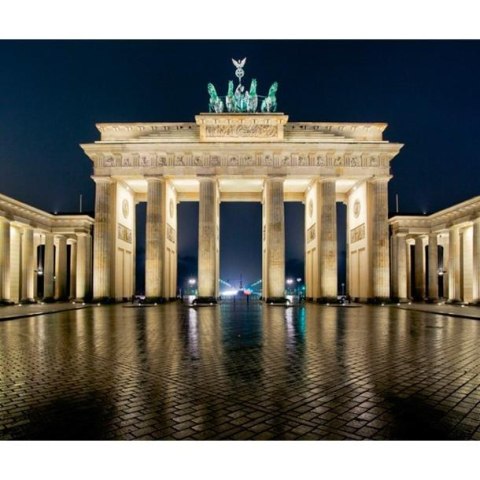 Fototapeta 450 x 270 cm - Brama Brandenburska nocą Fototapeta 450 x 270 cm - Brama Brandenburska nocą