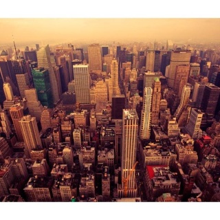 Fototapeta - Manhattan z lotu ptaka, Nowy Jork