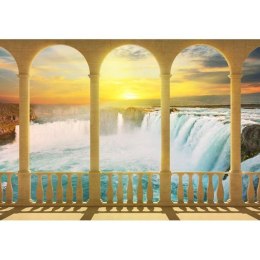 Fototapeta 550 x 270 cm Wodospad Niagara, kolumny