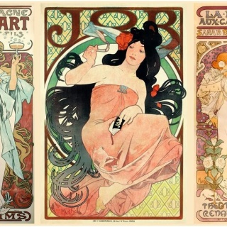 Fototapeta - Alphonse Mucha, Kobiety