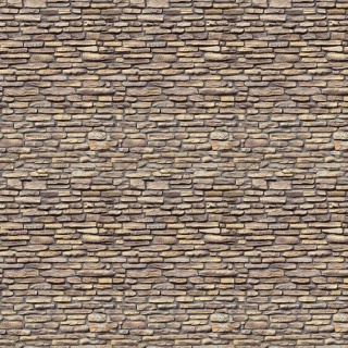 Fototapeta - Brązowy, kamienny mur