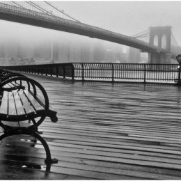 Fototapeta - Retro Brooklyn Bridge