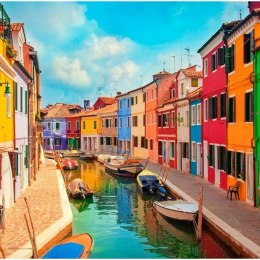 Fototapeta - Kolorowa Wenecja, Włochy