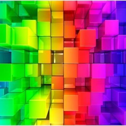Fototapeta - Kolorowa iluzja 3D tęcza