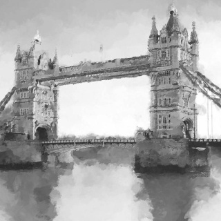 Fototapeta - Nad Tamizą, Tower Bridge
