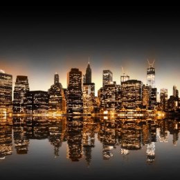 Fototapeta - Nowy Jork i złoto