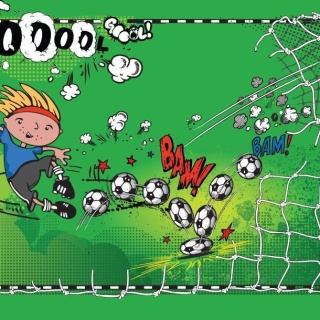Fototapeta - Piłkarska Gool