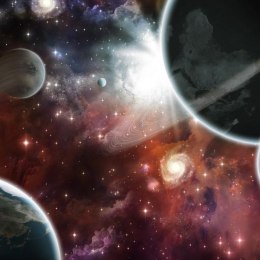 Fototapeta - Planety, gwiazdy, kosmos