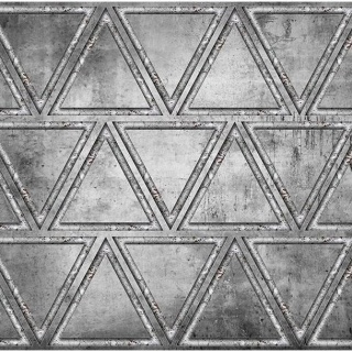 Fototapeta - Stalowe Trójkąty, Metal