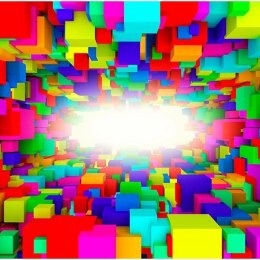 Fototapeta - Światło, kolorowy tunel