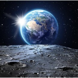 Fototapeta - Widok na ziemię, Księżyc