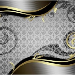 Fototapeta - Złoty ślimak, wzór barok