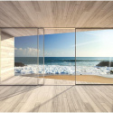 Fototapeta - 3D Okno na plażę, taras