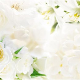 Fototapeta - Białe kwiaty, Róże,Lilie