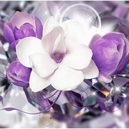 Fototapeta - Fioletowe Kwiaty 3D