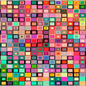 Fototapeta - Kolorowe kwadraty