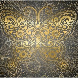 Fototapeta - Złoty motyl, mozaika