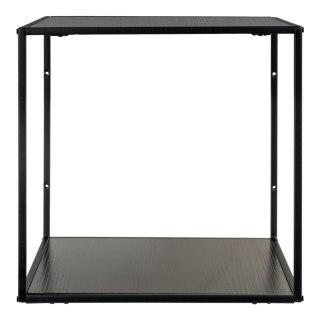 MAŁA CZARNA PÓŁKA, METAL, LOFT, INDUSTRIALNA 36 cm