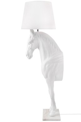 Lampa podłogowa KOŃ HORSE STAND M biała - włókno szklane