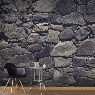 Fototapeta samoprzylepna - Ciemny Mur Kamień