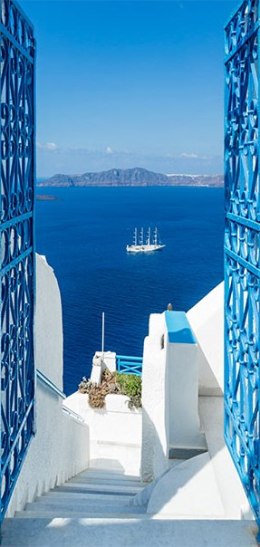 Fototapeta na drzwi - Greckie wakacje
