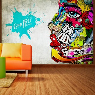 Fototapeta samoprzylepna - Graffiti - Twarz