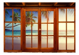 Fototapeta samoprzylepna - Okno na plażę