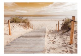 Fototapeta samoprzylepna - Na plaży - sepia