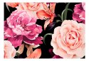 Fototapeta - Malowane Róże, Vintage