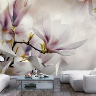 Fototapeta - Różowe magnolie, Natura