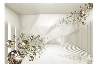 Fototapeta samoprzylepna - Złote kule 3D