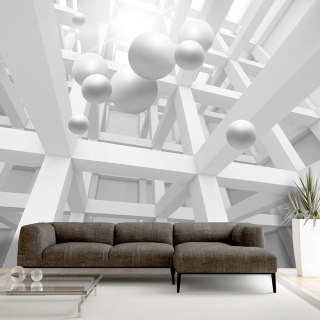 Fototapeta samoprzylepna - Biała Optyczna 3D
