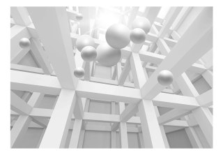 Fototapeta samoprzylepna - Biała Optyczna 3D