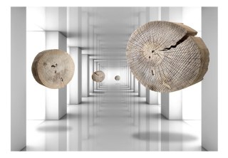 Fototapeta samoprzylepna - Biała Iluzja 3D