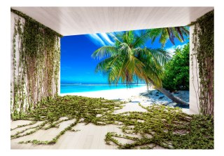 Fototapeta samoprzylepna - Plaża i bluszcz