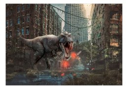Fototapeta samoprzylepna - Dinozaur w mieście