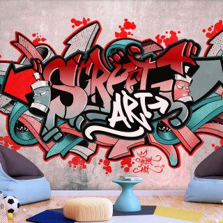 Fototapeta samoprzylepna - Czerwone Graffiti