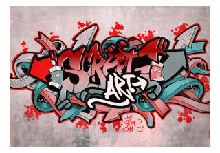 Fototapeta samoprzylepna - Czerwone Graffiti