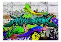 Fototapeta samoprzylepna - Zielone Graffiti