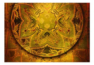 FOTOTAPETA SAMOPRZYLEPNA 3D NA ŚCIANĘ 196x140 Złota Mozaika