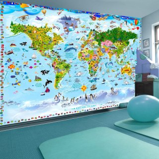 Fototapeta samoprzylepna - Mapa dla dzieci