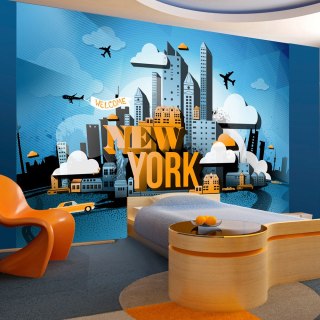 Fototapeta - New York - Napis, Miasto