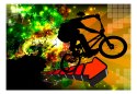 Fototapeta - Rower, Kolorowy BMX