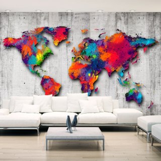 Fototapeta samoprzylepna - Kolorowa Mapa