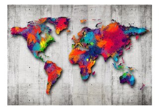 Fototapeta samoprzylepna - Kolorowa Mapa