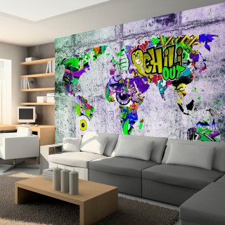 Fototapeta samoprzylepna - Mapa Graffiti