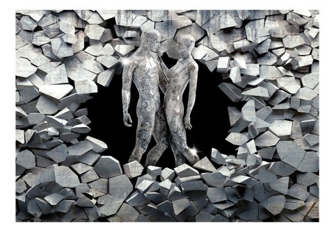 FOTOTAPETA SAMOPRZYLEPNA 3D NA ŚCIANĘ 196x140 Kamienne Postacie FOTOTAPETA SAMOPRZYLEPNA 3D NA ŚCIANĘ 196x140 Kamienne Postacie