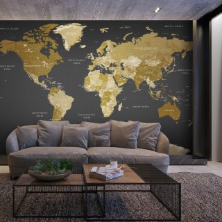 Fototapeta samoprzylepna - Ciemna Mapa